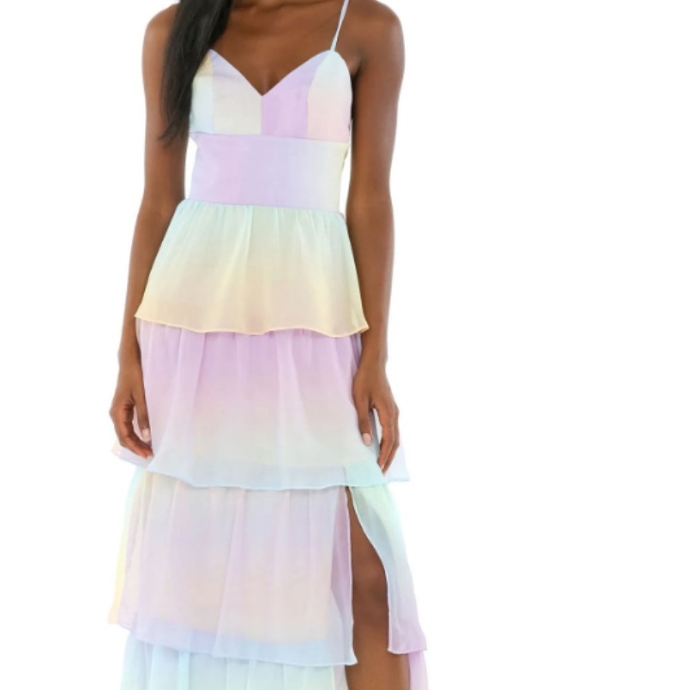 AMANDA UPRICHARD THADDEA MAXI DRESS